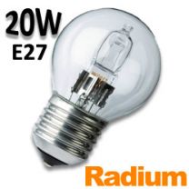 Ampoule sphérique 20W E27 230V - RADIUM 22318052
