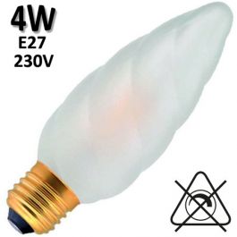 Ampoule FLAMME LED Torsadée 4W E14 230V GIRARD SUDRON