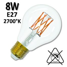 Ampoule 60W E27 230V - Lampe claire à incandescence avec filament