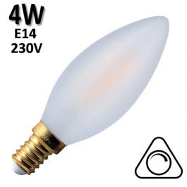 Ampoule flamme 4W LED E14 - LED SUDRON 713508 713504 165463