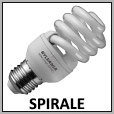 Lampes fluorescentes spirale E27/E14/B22